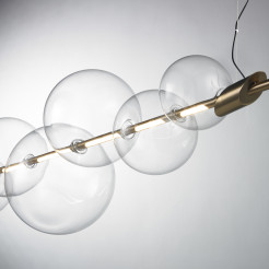 Lampa wisząca  LED złota 153 cm ST-8869P-L