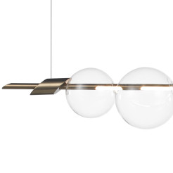 Lampa wisząca  LED złota 153 cm ST-8869P-L