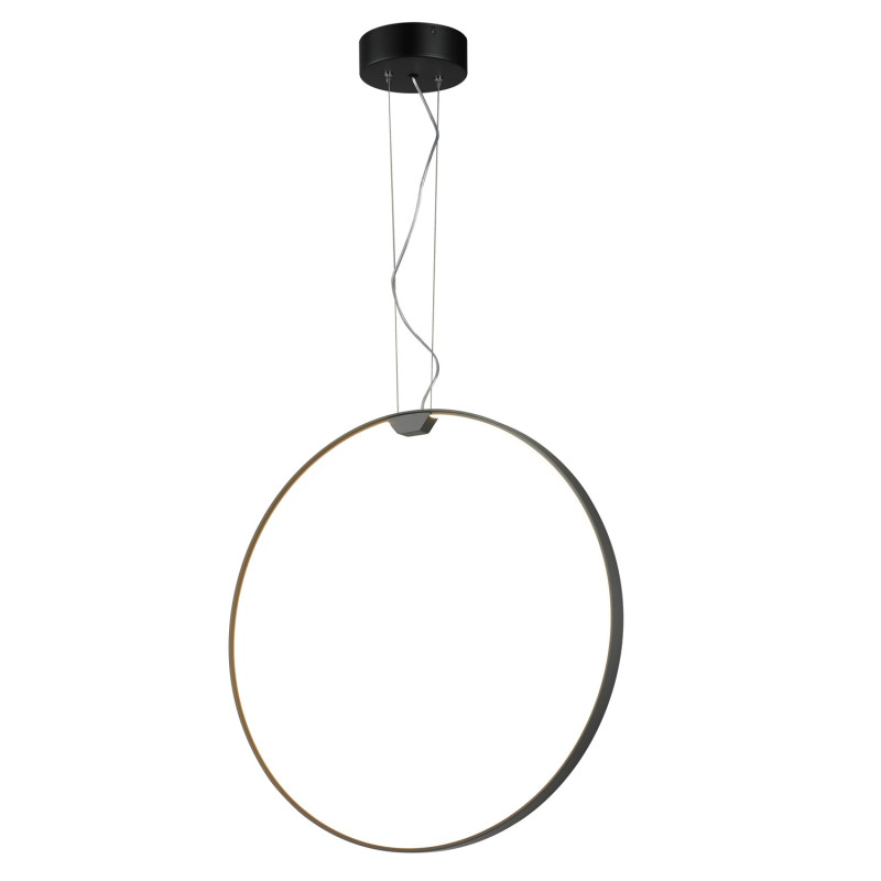 Lampa wisząca  led czarna 50 cm ST-10453P-D500A black
