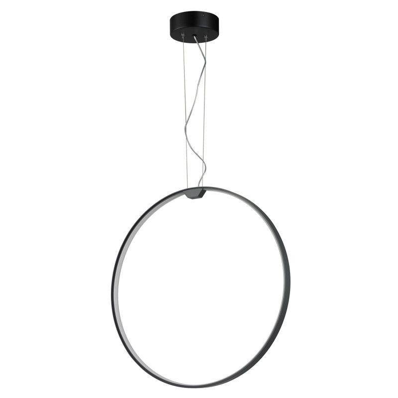 Lampa wisząca  led czarna 60 cm ST-10453P-D600A black