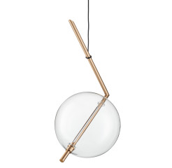 Lampa wisząca  - 1 LED złota 24 cm ST-8869P-1