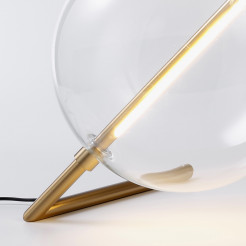 Lampa stołowa  LED złota 25 cm ST-8869T3