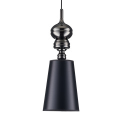 Lampa wisząca -1 czarna 18 cm MP-8846-18 black