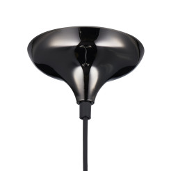 Lampa wisząca -1 czarna 18 cm MP-8846-18 black