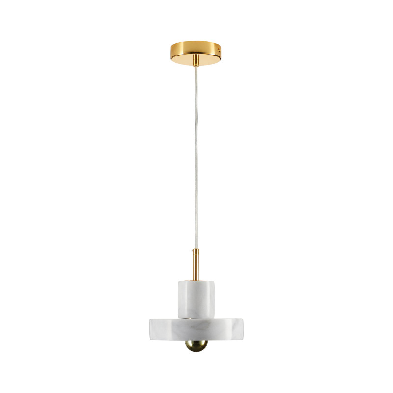 Lampa wisząca  marmurowo złota 18 cm ST-10050P1