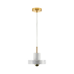 Lampa wisząca  marmurowo złota 18 cm ST-10050P1