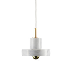 Lampa wisząca  marmurowo złota 18 cm ST-10050P1