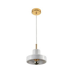 Lampa wisząca  marmurowo złota 18 cm ST-10050P1