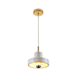 Lampa wisząca  marmurowo złota 18 cm ST-10050P1