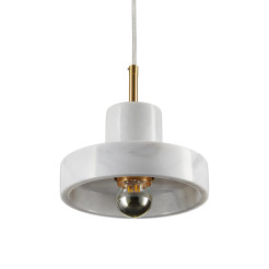 Lampa wisząca  marmurowo złota 18 cm ST-10050P1