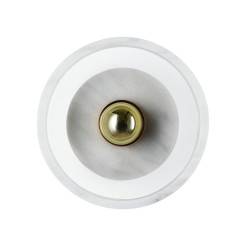 Lampa ścienna  marmurowo złota 18 cm ST-10050W
