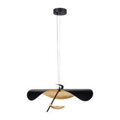 Lampa wisząca  LED czarno złota 40 cm ST-8821P-40