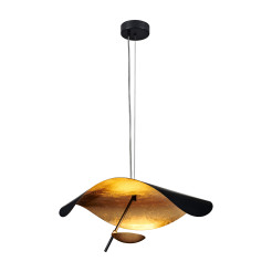 Lampa wisząca  LED czarno złota 40 cm ST-8821P-40