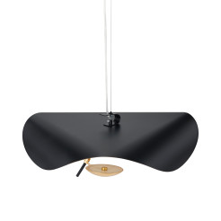 Lampa wisząca  LED czarno złota 40 cm ST-8821P-40