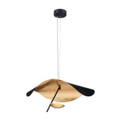 Lampa wisząca  LED czarno złota 60 cm ST-8821P-60
