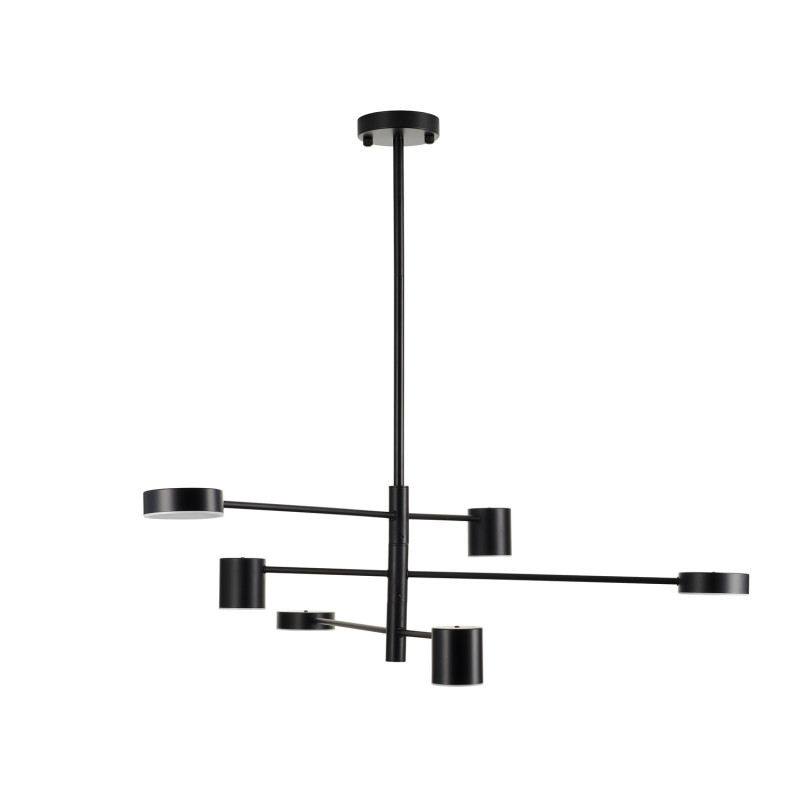 Lampa wisząca  - 6P LED czarna 100 cm ST-8102P-6