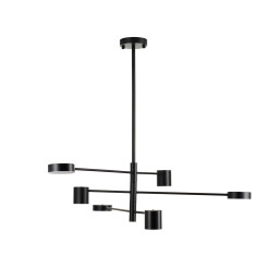 Lampa wisząca  - 6P LED czarna 100 cm ST-8102P-6