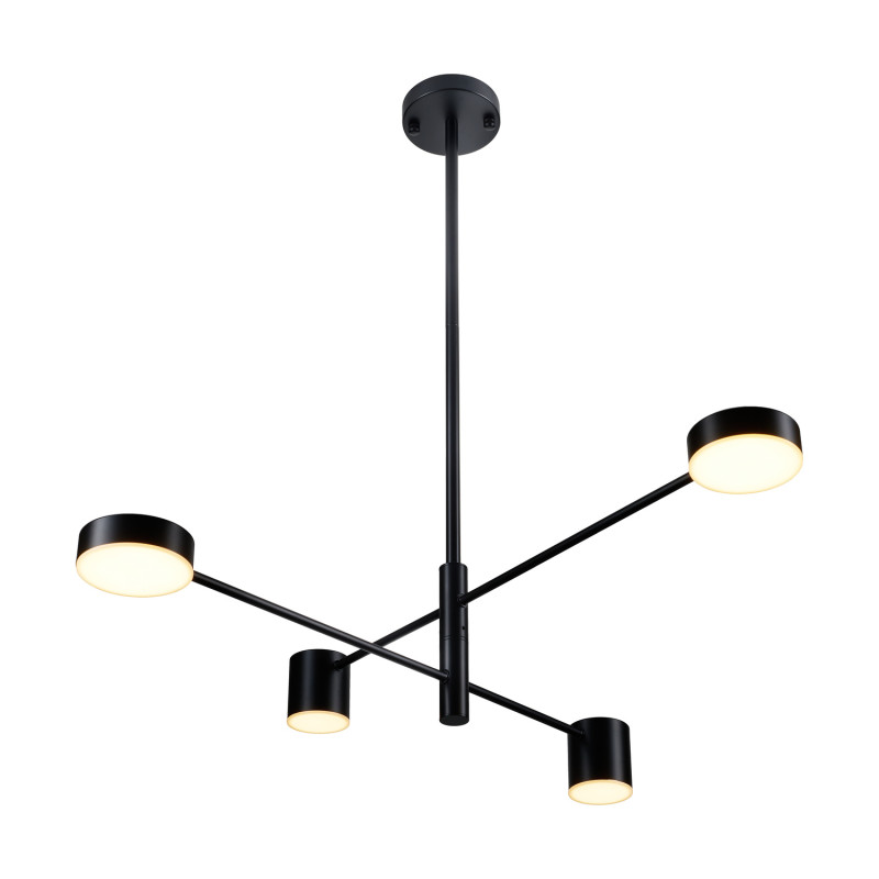 Lampa wisząca  - 4P LED czarna 100 cm ST-8102P-4
