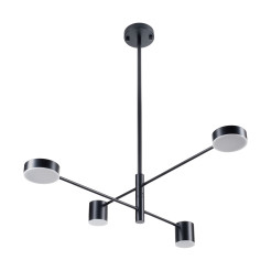 Lampa wisząca  - 4P LED czarna 100 cm ST-8102P-4