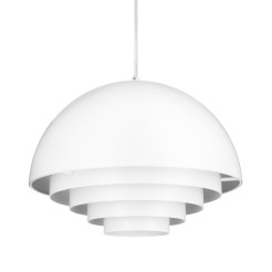 Lampa wisząca  biała matowa 40 cm ST-10055P white