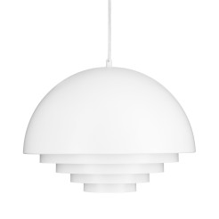 Lampa wisząca  biała matowa 40 cm ST-10055P white