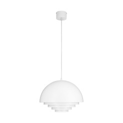 Lampa wisząca  biała matowa 40 cm ST-10055P white