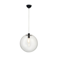 Lampa wisząca  czarna 40 cm ST-8722P-XL black