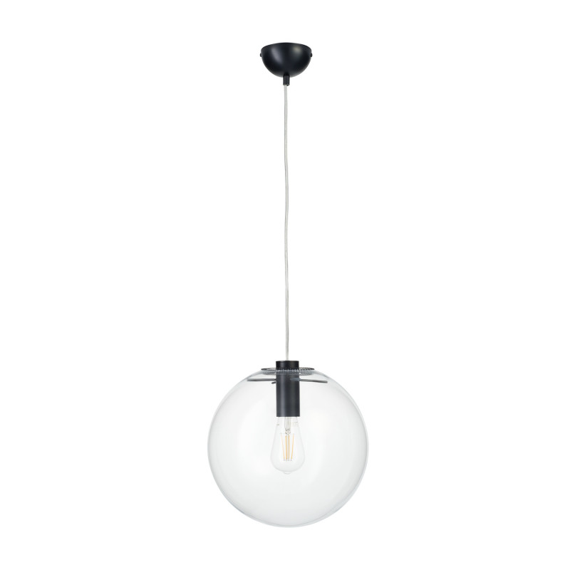 Lampa wisząca  czarna 30 cm ST-8722P-M black