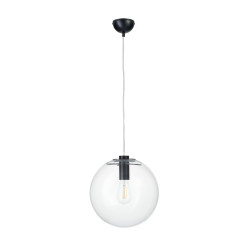 Lampa wisząca  czarna 30 cm ST-8722P-M black