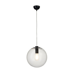 Lampa wisząca  czarna 30 cm ST-8722P-M black