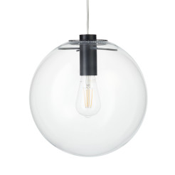 Lampa wisząca  czarna 30 cm ST-8722P-M black