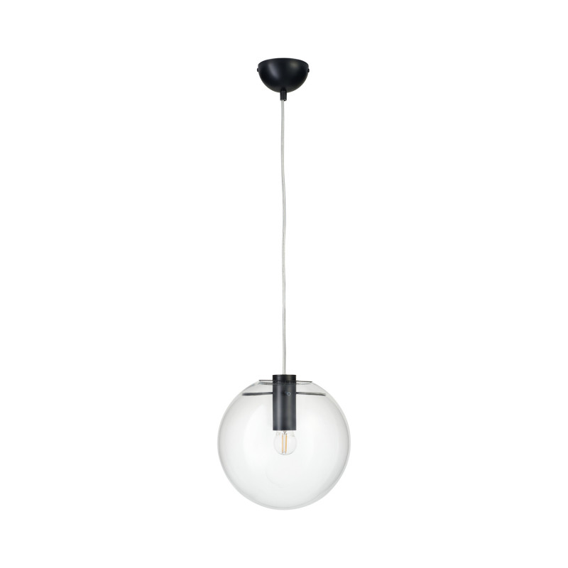 Lampa wisząca  czarna 25 cm ST-8722P-S black