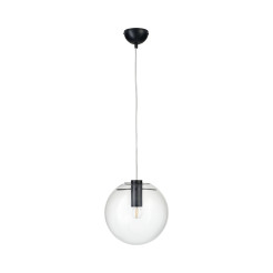 Lampa wisząca  czarna 25 cm ST-8722P-S black