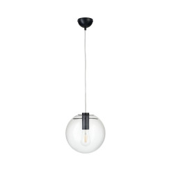 Lampa wisząca  czarna 25 cm ST-8722P-S black
