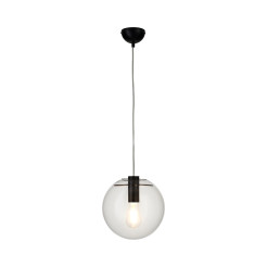 Lampa wisząca  czarna 25 cm ST-8722P-S black