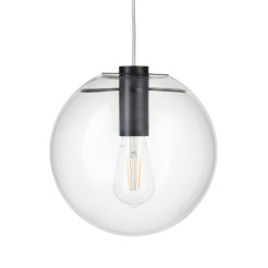 Lampa wisząca  czarna 25 cm ST-8722P-S black