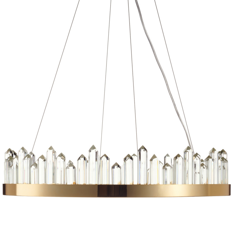 Lampa wisząca  LED złota 60 cm DN918 gold