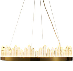Lampa wisząca  LED złota 60 cm DN918 gold