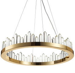 Lampa wisząca  LED złota 60 cm DN918 gold