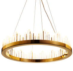 Lampa wisząca  LED złota 60 cm DN918 gold
