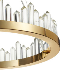 Lampa wisząca  LED złota 60 cm DN918 gold