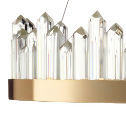 Lampa wisząca  LED złota 60 cm DN918 gold