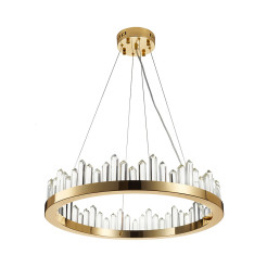 Lampa wisząca  LED złota 60 cm DN918 gold