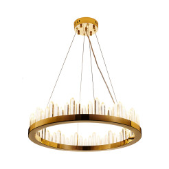 Lampa wisząca  LED złota 60 cm DN918 gold