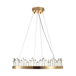 Lampa wisząca  LED złota 60 cm DN918 gold