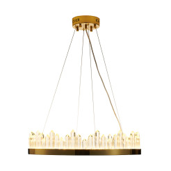 Lampa wisząca  LED złota 60 cm DN918 gold