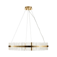 Lampa wisząca  LED złota 85 cm DN925-85