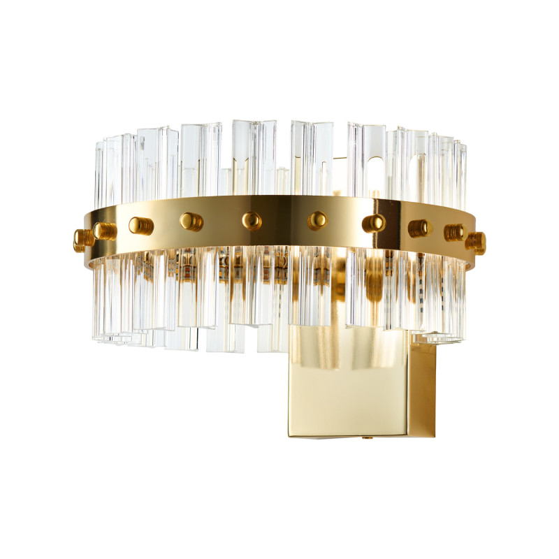 Lampa ścienna  złota 18 cm DW925