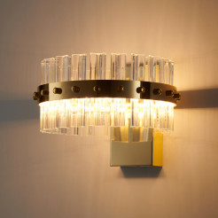 Lampa ścienna  złota 18 cm DW925