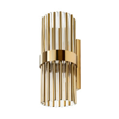 Lampa ścienna   złota 50 cm DW919